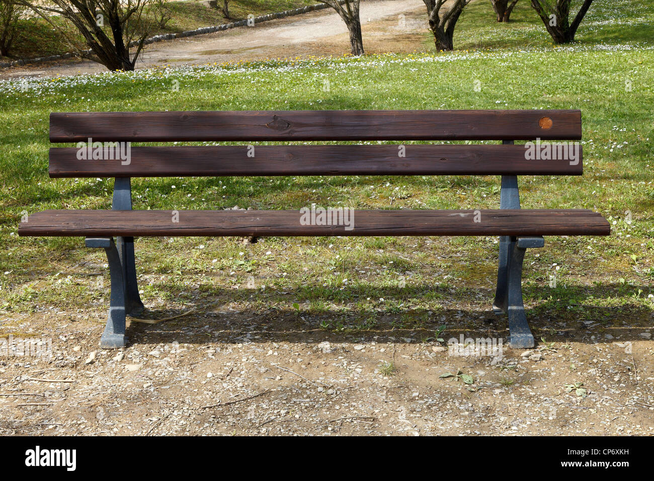 Benches of park Renai Stock Photo