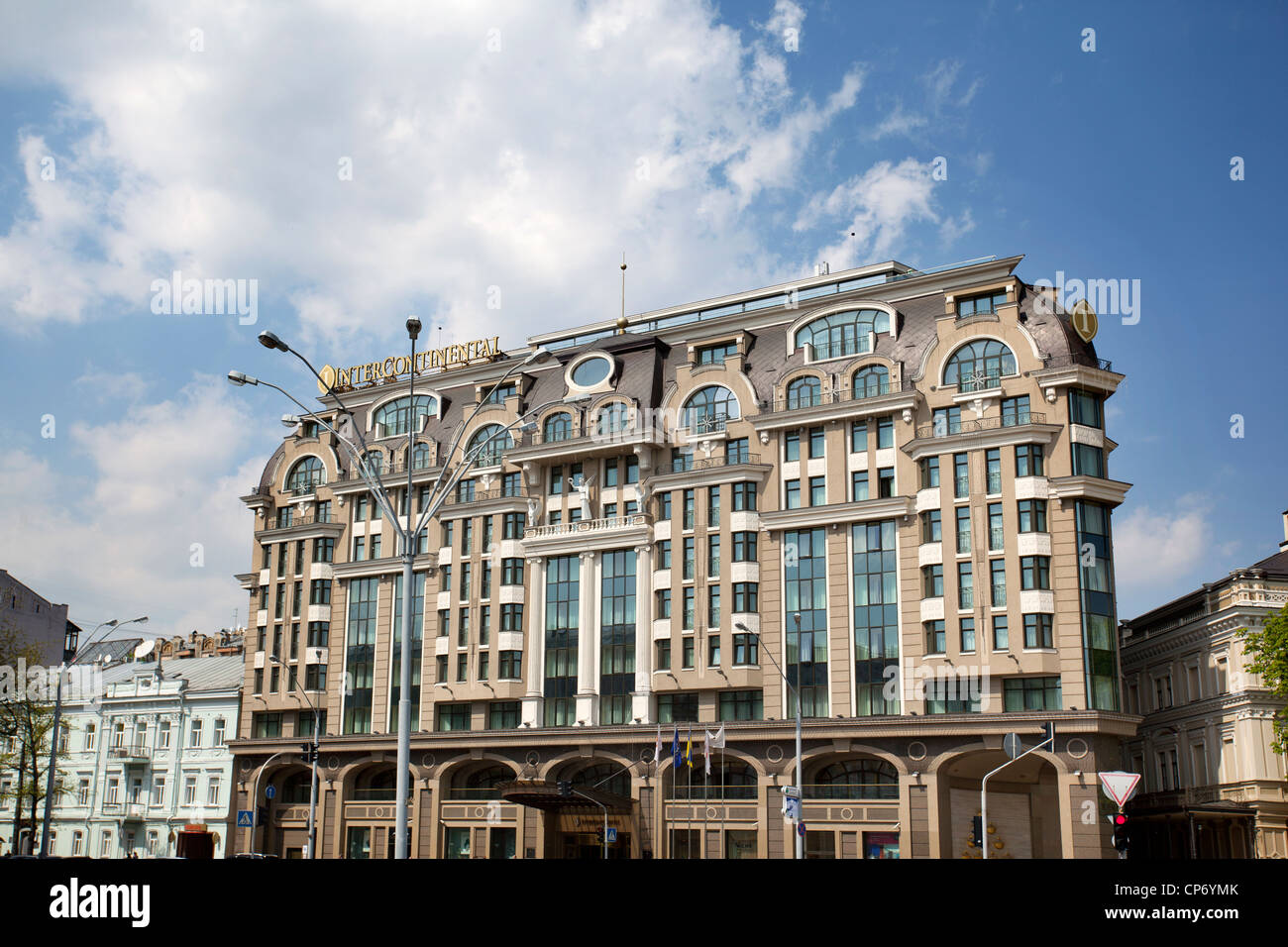 The Intercontinental hotel in Kiev, Ukraine. Stock Photo