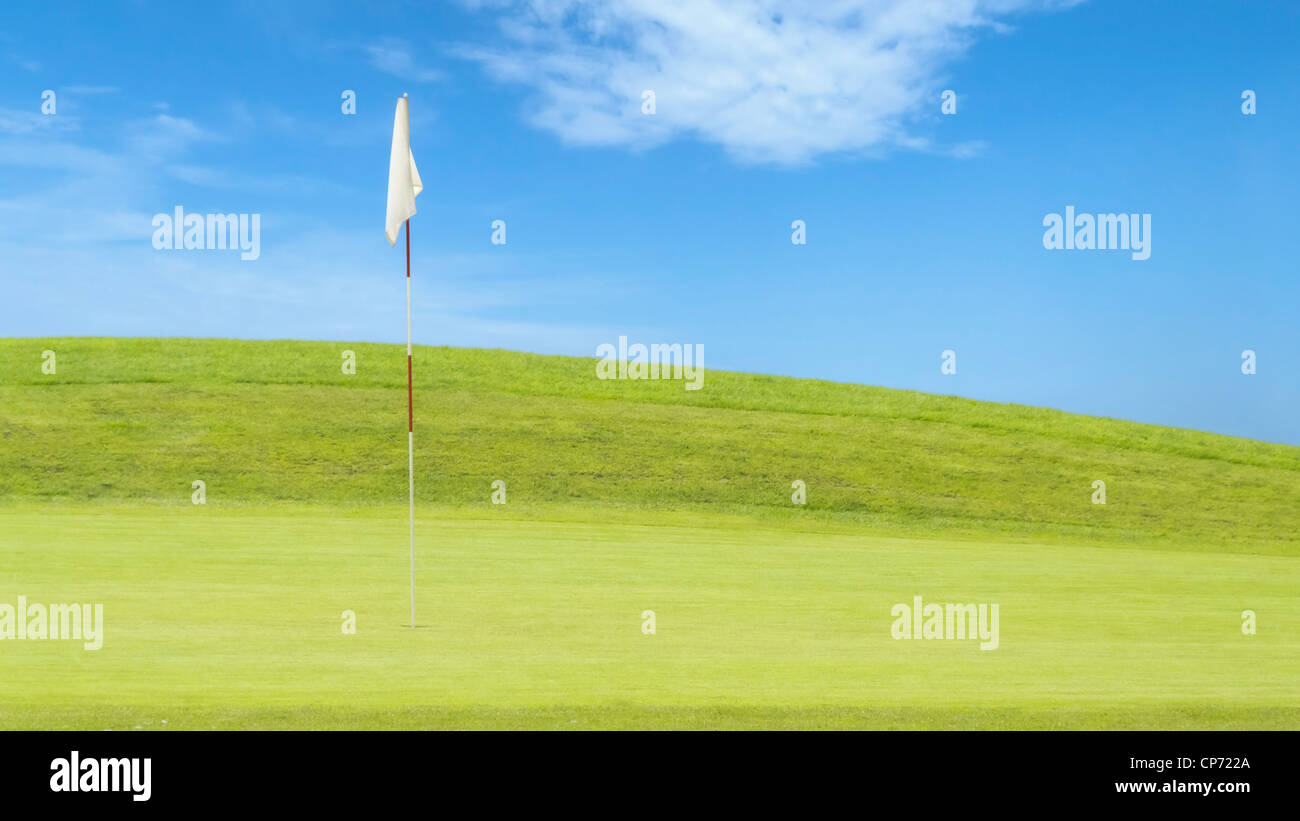 Golf Course Hole Stock Photo