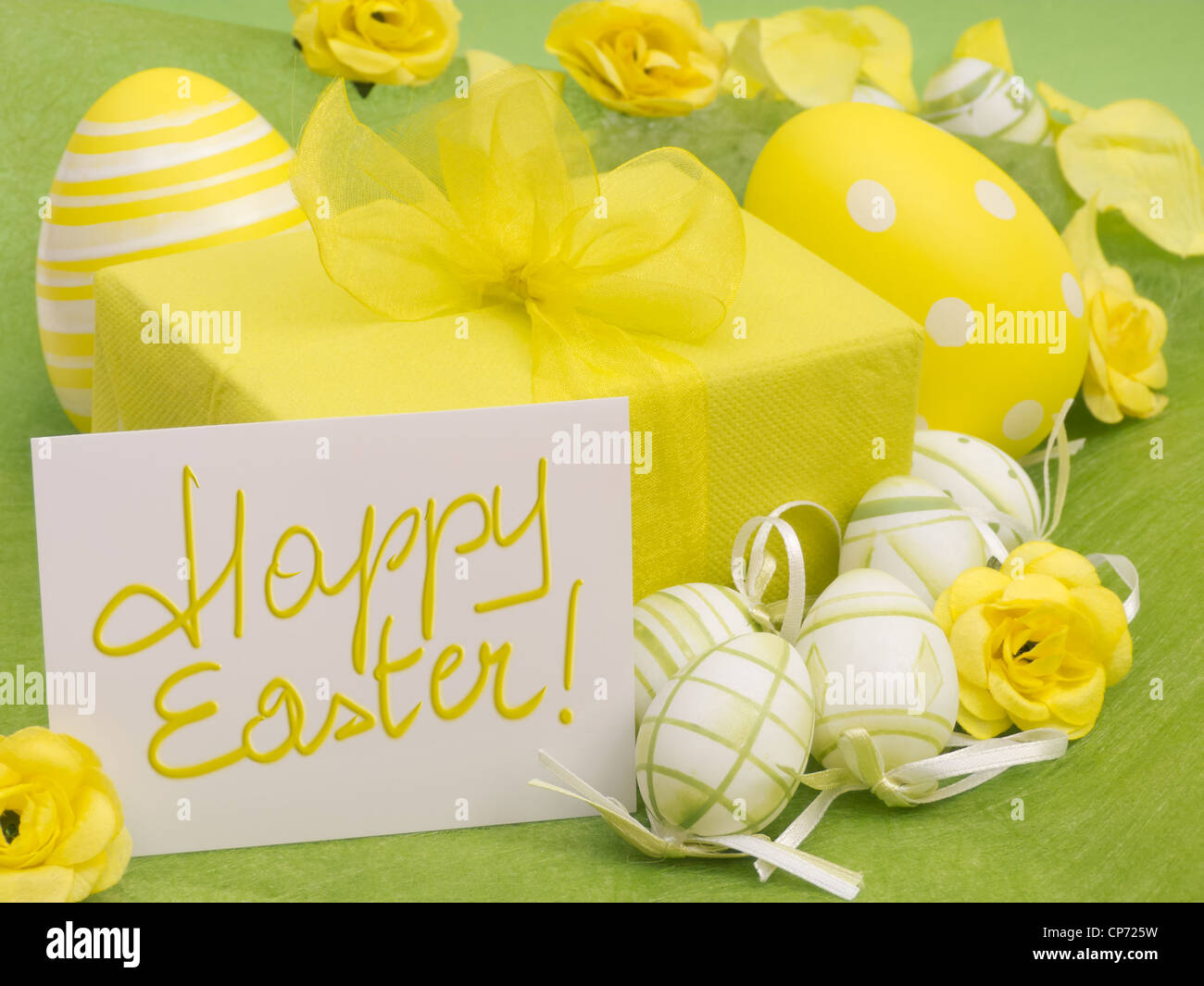 Happy Easter Present Stock Photo