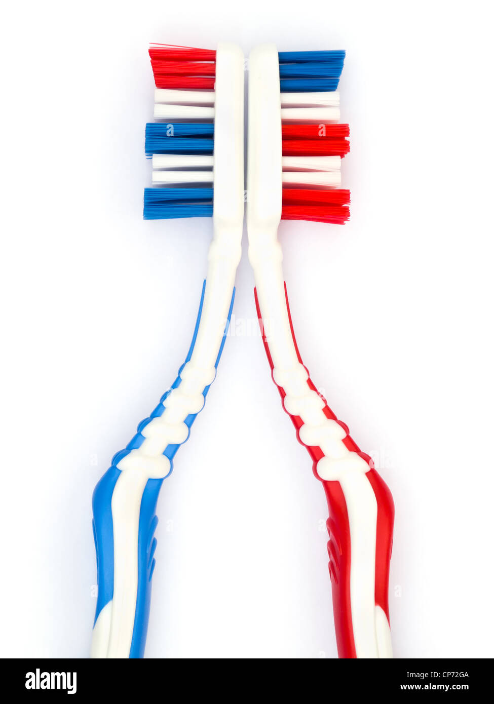 Pair of Toothbrushes Stock Photo Alamy