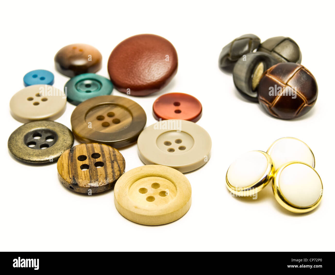 Sewing Buttons Stock Photo