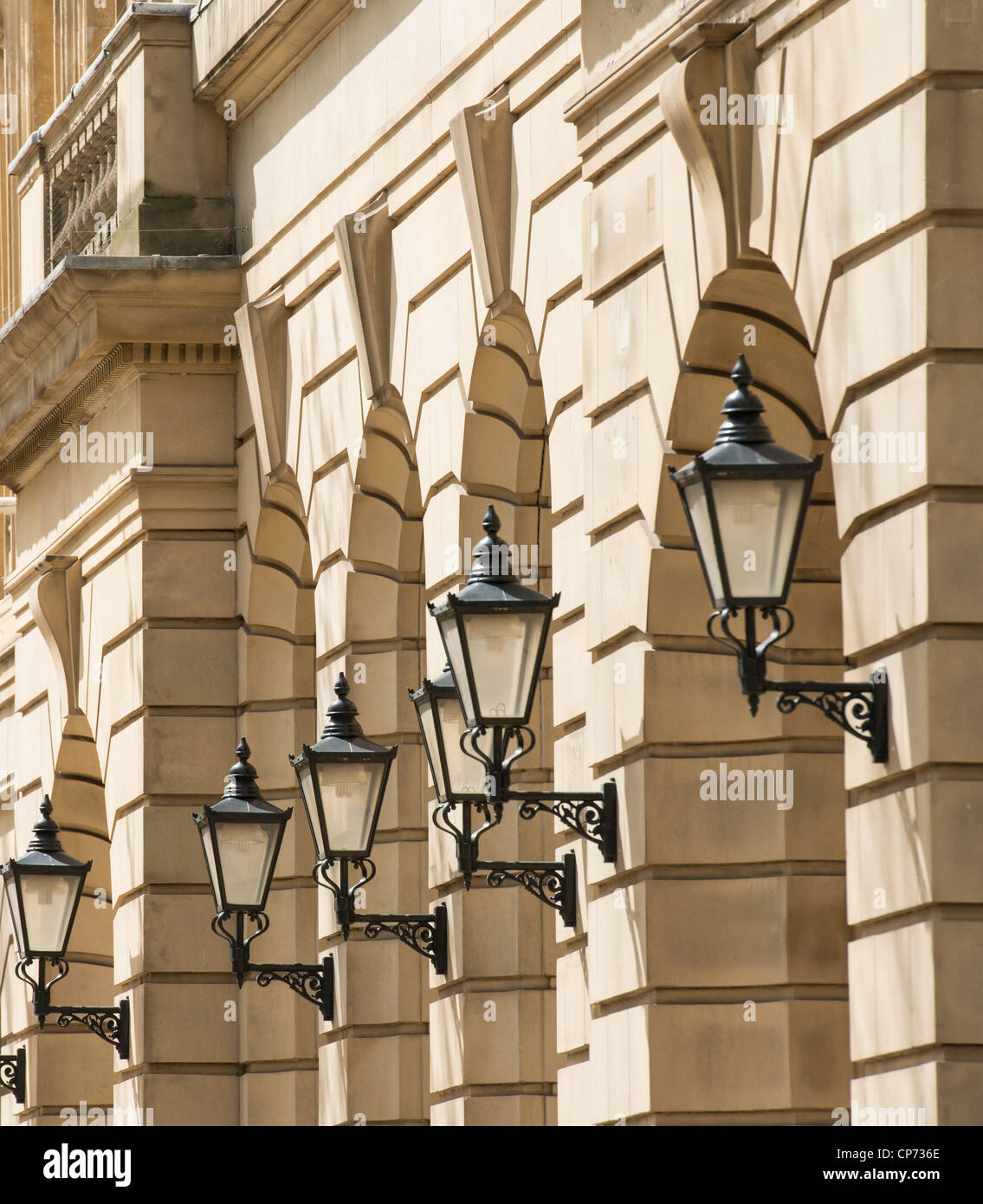 Traditional buildings on Colmore Row, Birmingham city centre, West ...