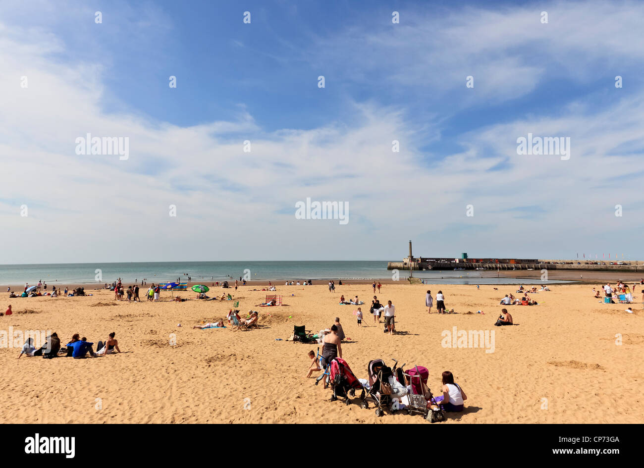3850. Beach, Margate, Kent, UK Stock Photo