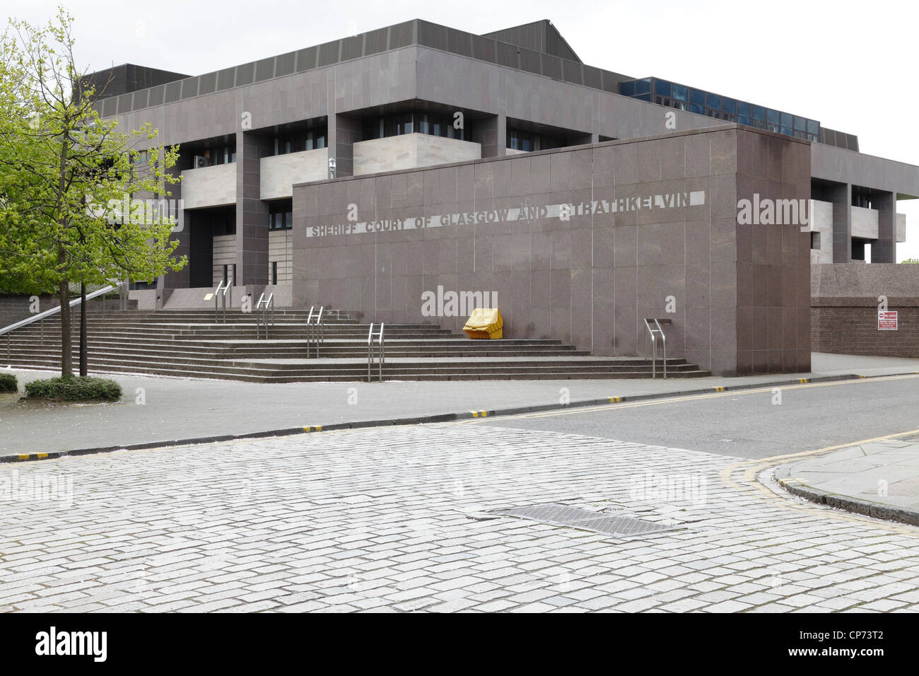 Glasgow Sheriff Court and Justice of the Peace Court, Carlton Place, Glasgow, Scotland, UK Stock