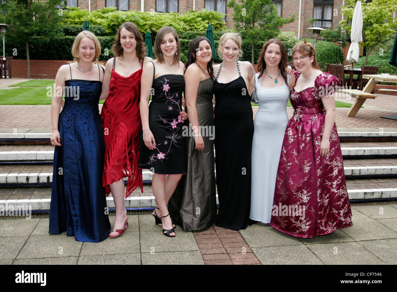 Student prom, St John's School, Marlborough, held at The DeVere Hotel, Shaw Ridge, Swindon Stock Photo