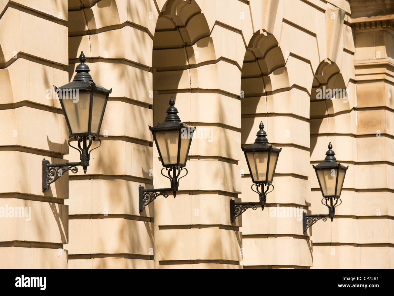 Traditional buildings on Colmore Row, Birmingham city centre, West ...