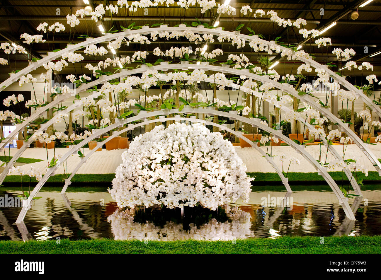 Flower show and plant exhibitions at the Ghent Floralies 2010 in