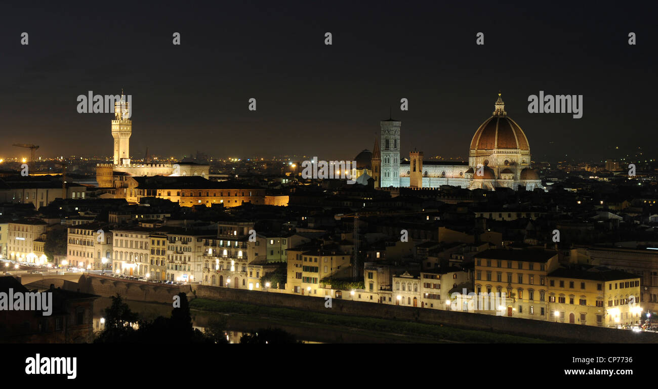 View from Piazzale Michelangelo Florence, Italy Stock Photo