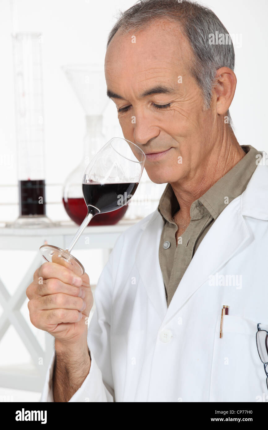 expert tasting wine Stock Photo - Alamy