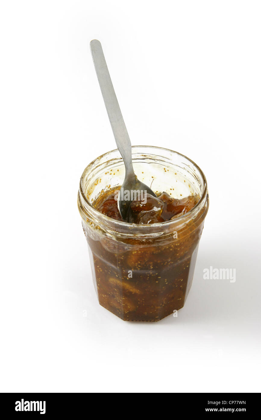 Chutney in jar Stock Photo Alamy