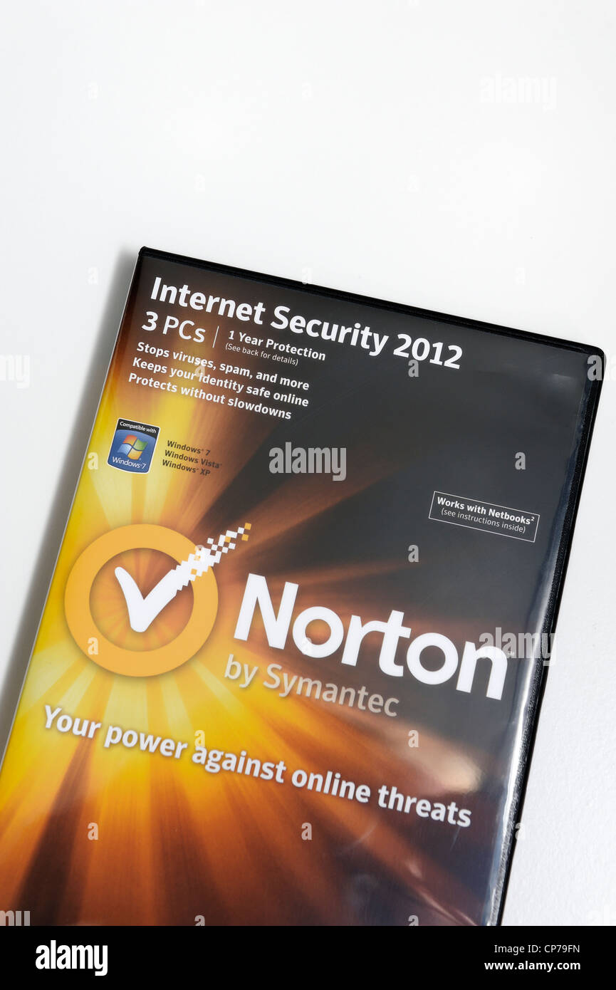 norton internet security 2012 retall case Stock Photo - Alamy