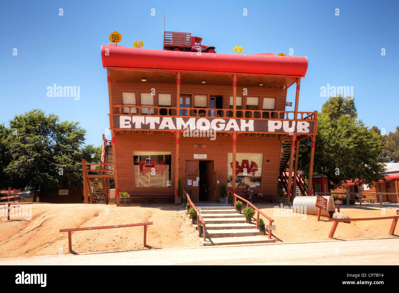 The original Ettamogah Pub at Table Top, New South Wales, Australia