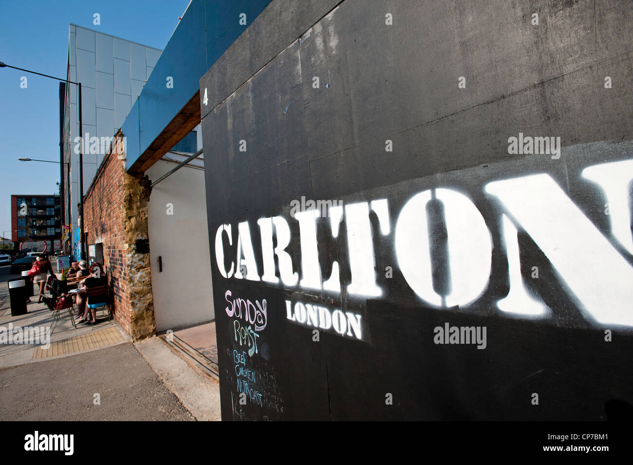 Carlton Restaurant, Hackney Wick, London, United Kingdom Stock Photo