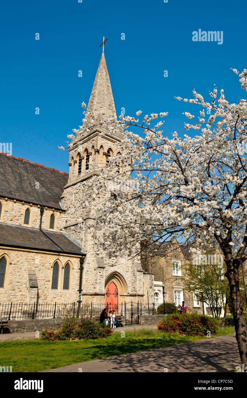 Church of St James on Prebend Street, Islington, N1, London, United Kingdom Stock Photo