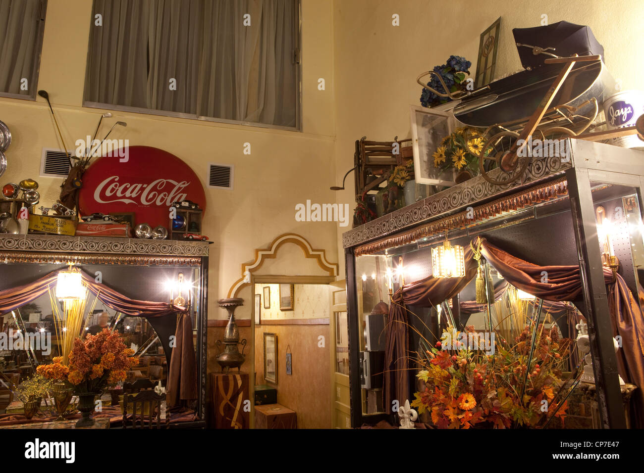 Interior view of the Eloia Theater, Downtown Calvert Texas Stock Photo Alamy