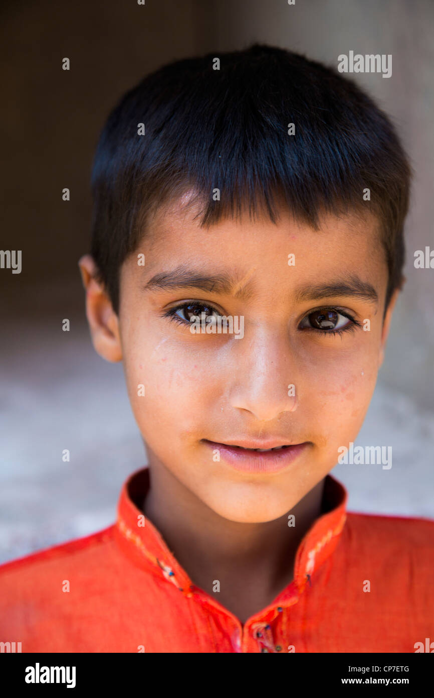 Local boy in Punjab Province, Pakistan Stock Photo