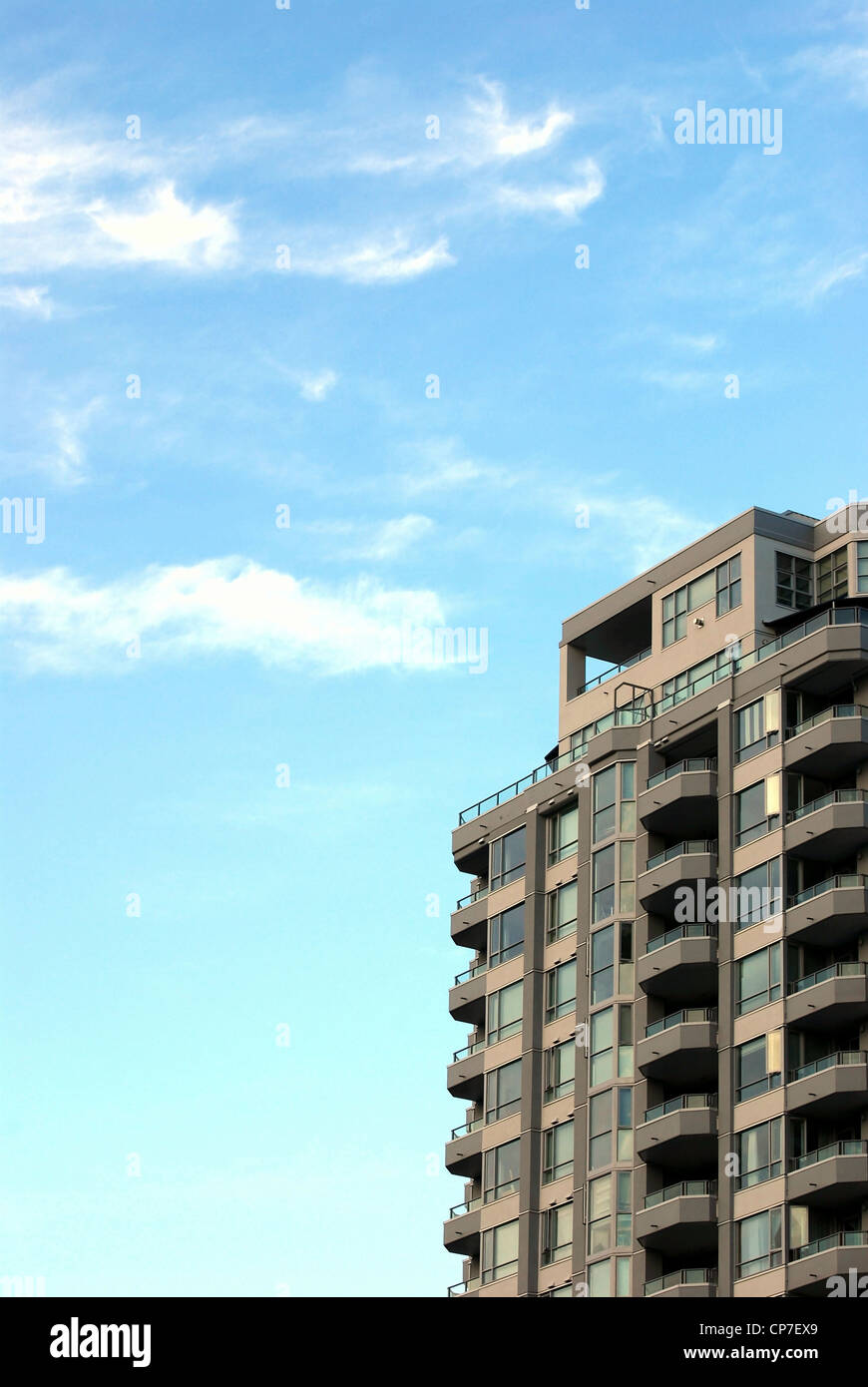 Modern apartment city balcony hi-res stock photography and images - Alamy