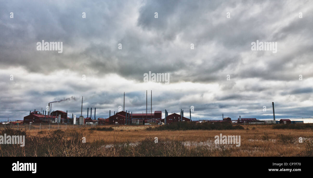 Chemical factory, Cheminova, Denmark Stock Photo
