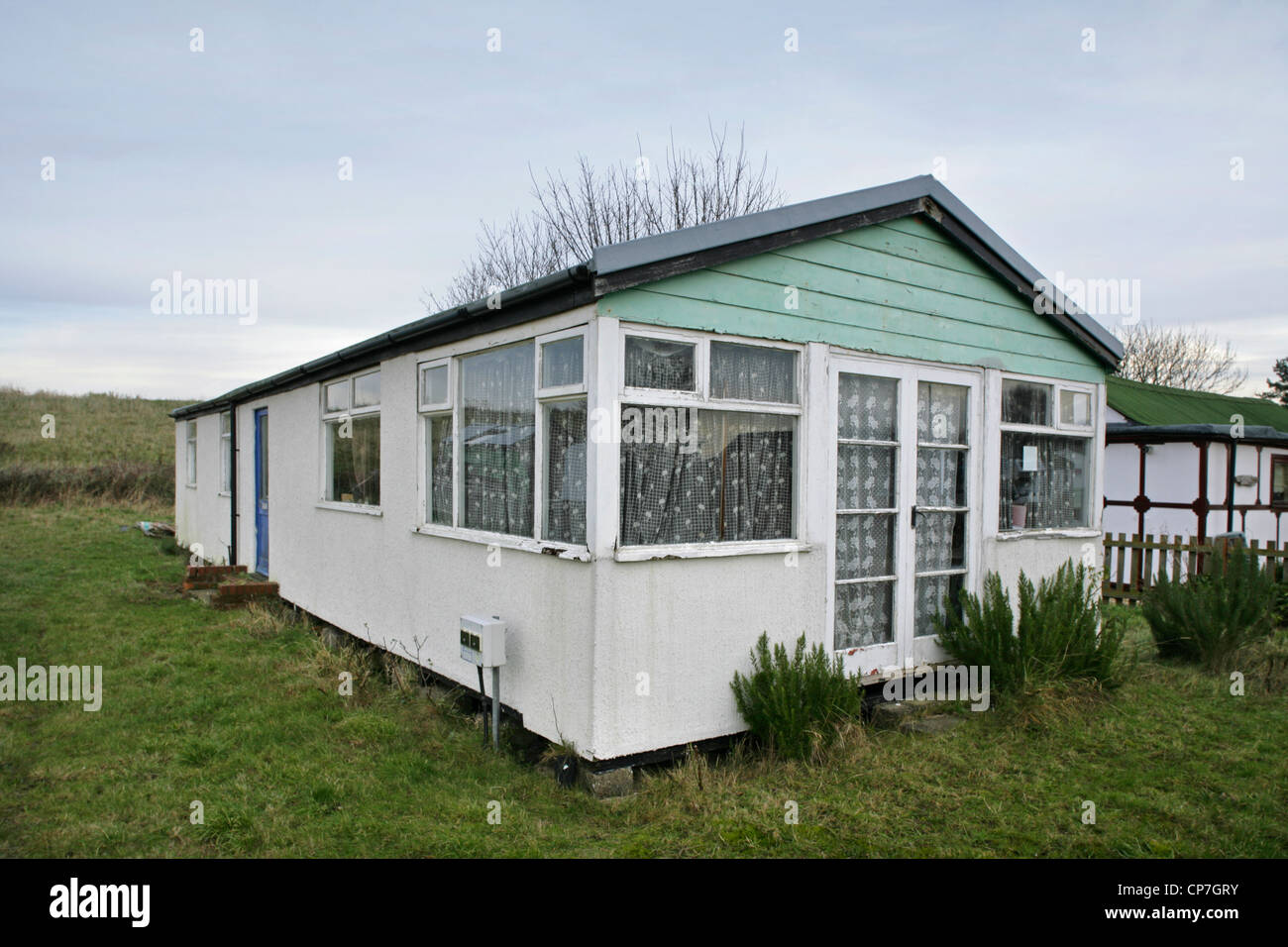 Timber beach house, Humberston Fitties Holiday Camp near Cleethorpes