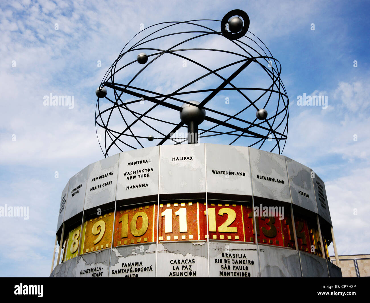 Urania World Clock Berlin Alexanderplatz Stock Photo Alamy