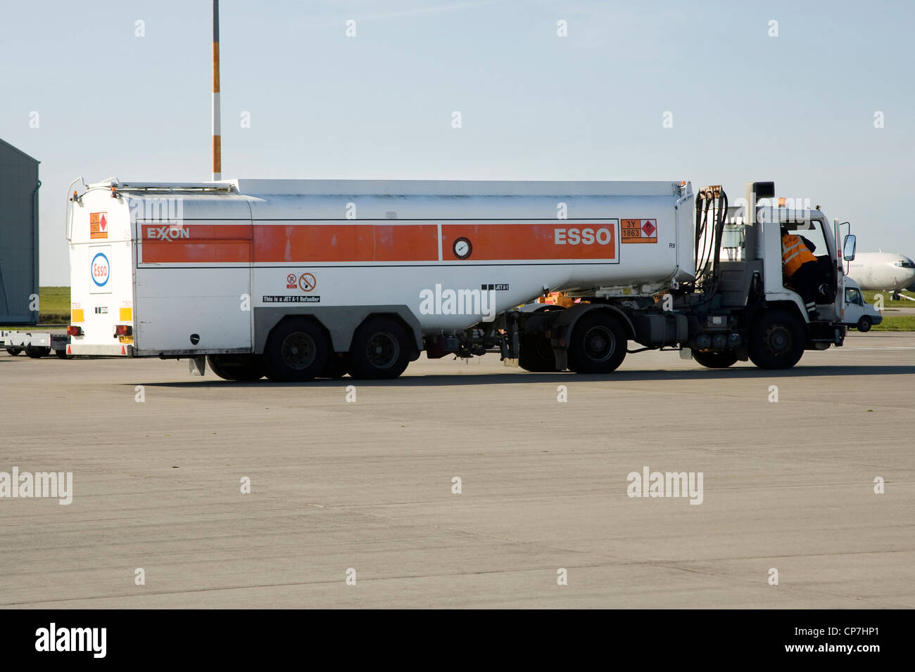 Airport fuel tanker truck hi-res stock photography and images - Alamy