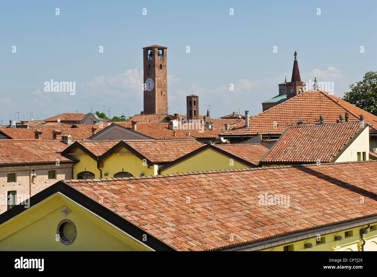 Italy, Lombardy, Soncino, landscape Stock Photo