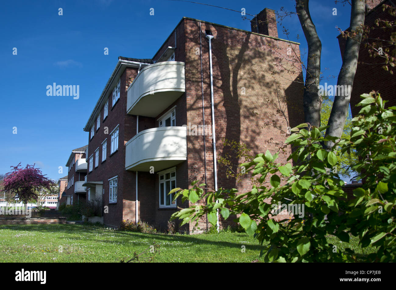 Norwich local authority council housing flats Stock Photo