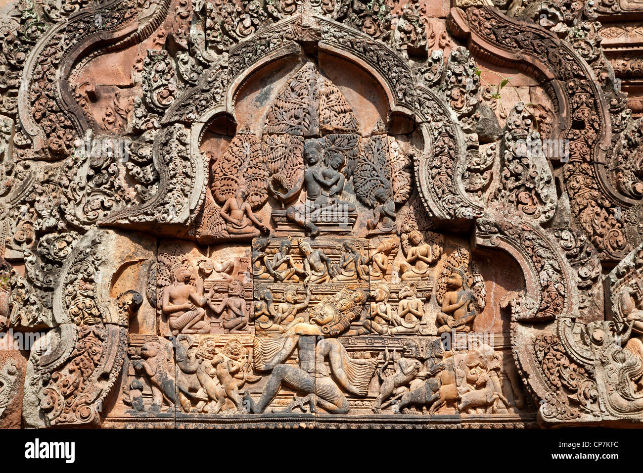 carvings-detail-banteay-srei-temple-angkor-cambodia-stock-photo-alamy