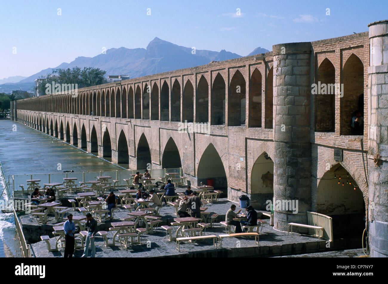 Iran, Esfahan, Isfahan, Bridge of 33 Arches Stock Photo Alamy