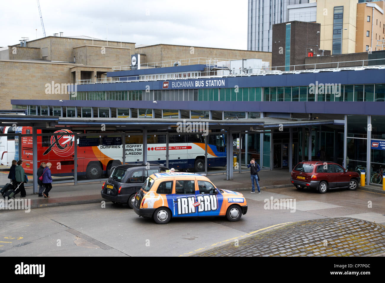 Buchanan Street Bus Station central Glasgow Scotland UK Stock Photo Alamy