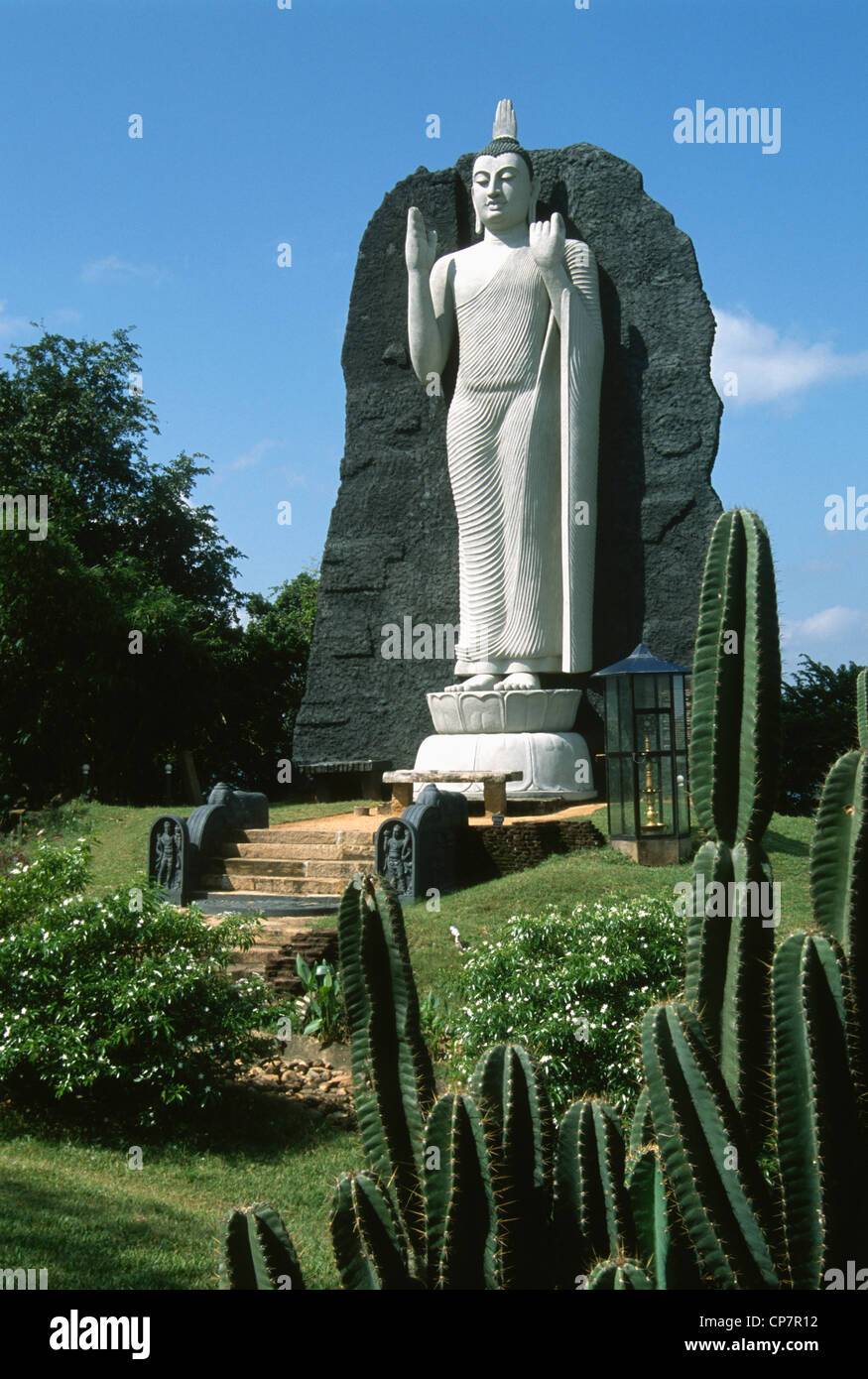 Sri Lanka, Giritale, Buddha statue Stock Photo - Alamy