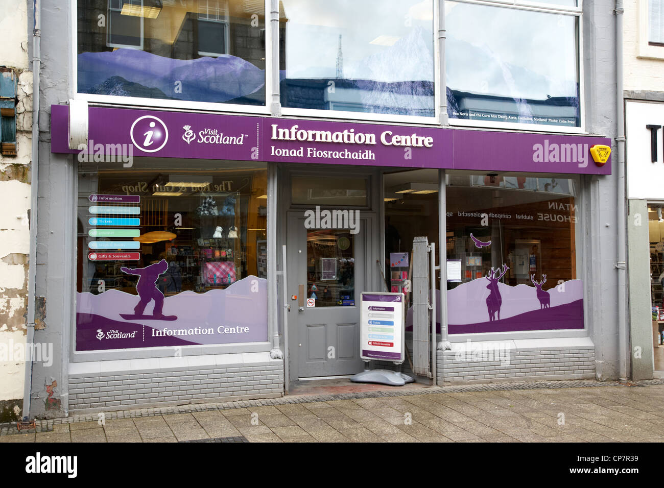 visit Scotland tourist information office fort william UK Stock Photo