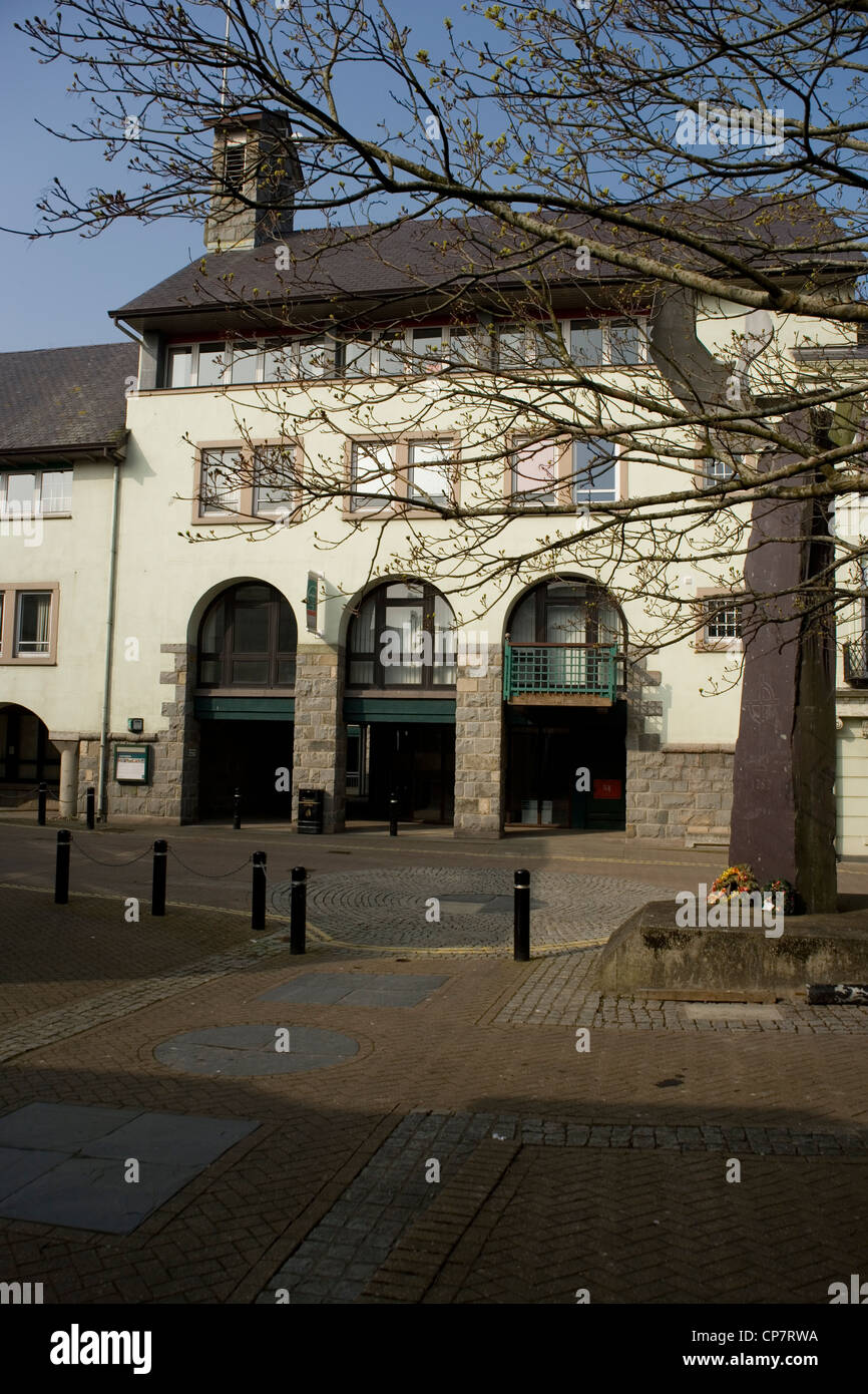 Gwynedd Council Offices in Caernarfon North Wales Stock Photo Alamy