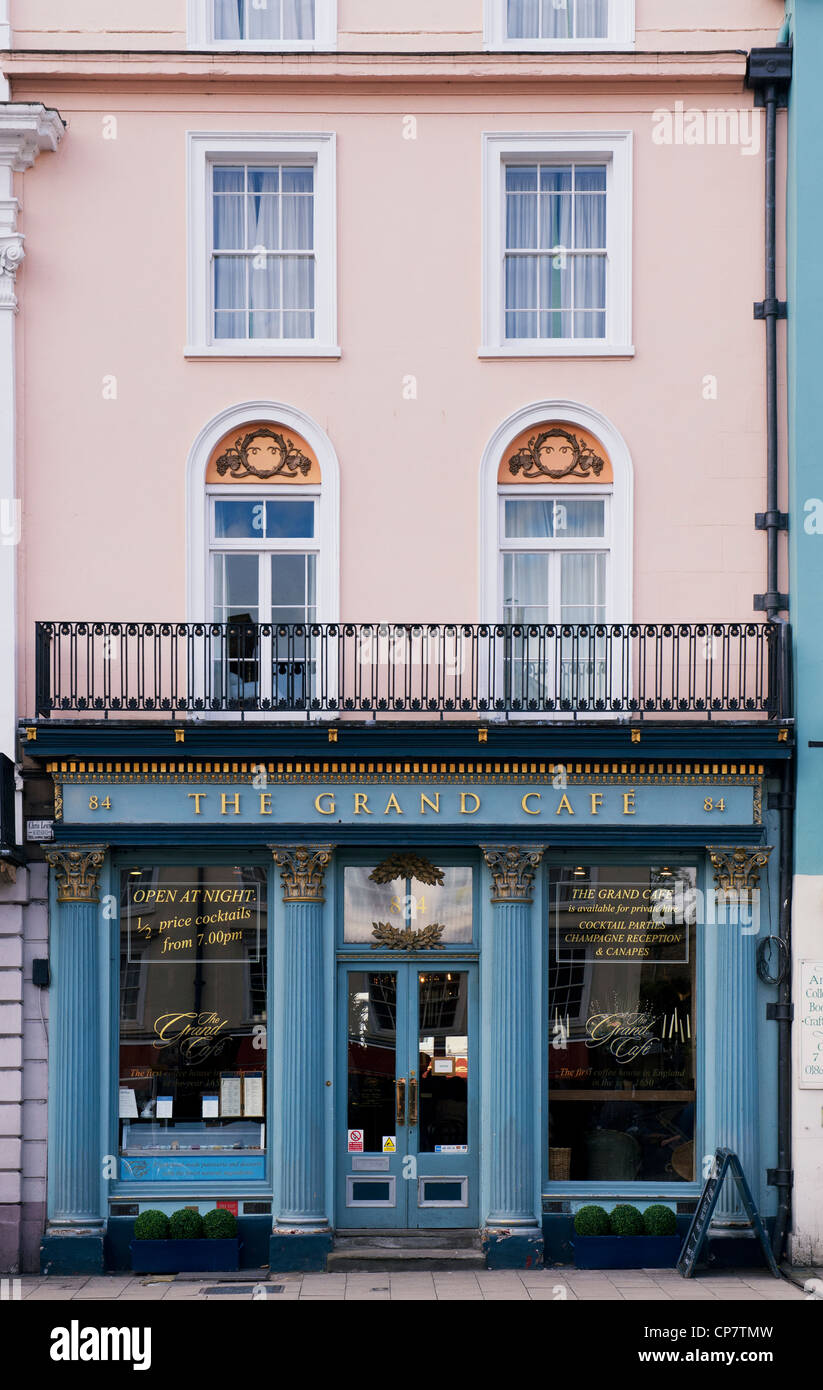 The Grand Cafe exterior, Oxford, Oxfordshire, England Stock Photo