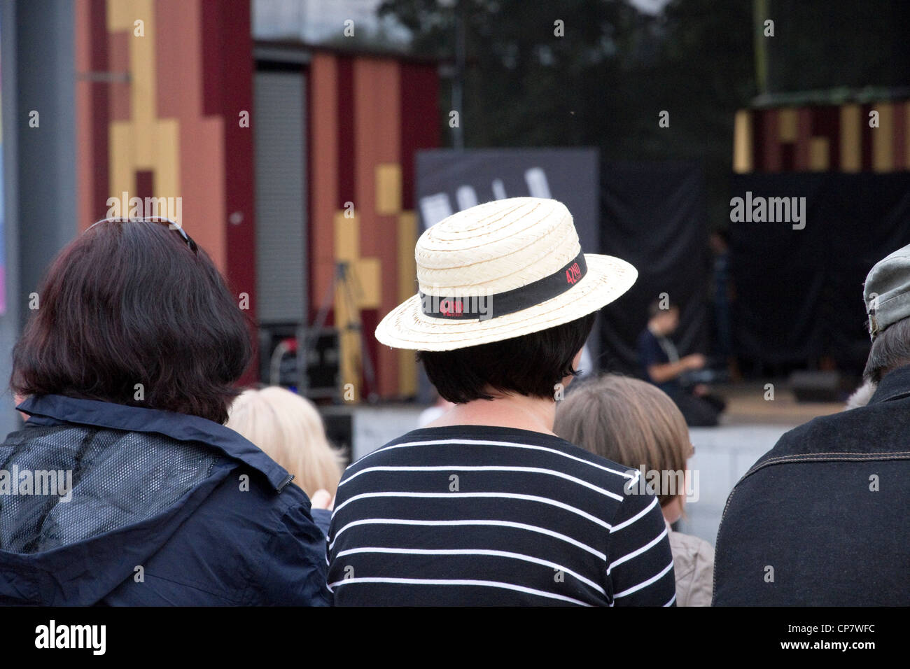 Spectator at Jazz Festival in Poland Stock Photo - Alamy