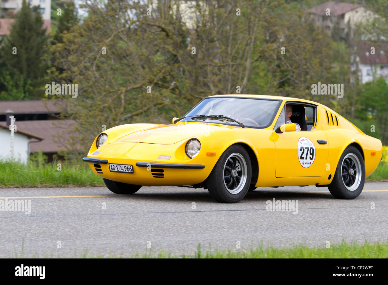 Vintage car Puma GT from 1971 at Grand Prix in Mutschellen, SUI on April  29, 2012 Stock Photo - Alamy