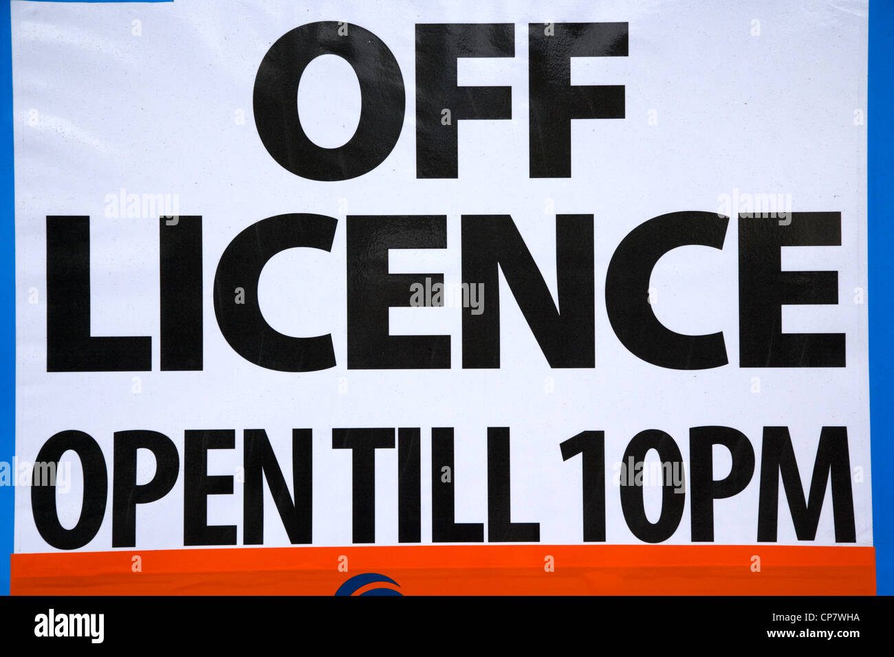 Off Licence High Resolution Stock Photography and Images Alamy