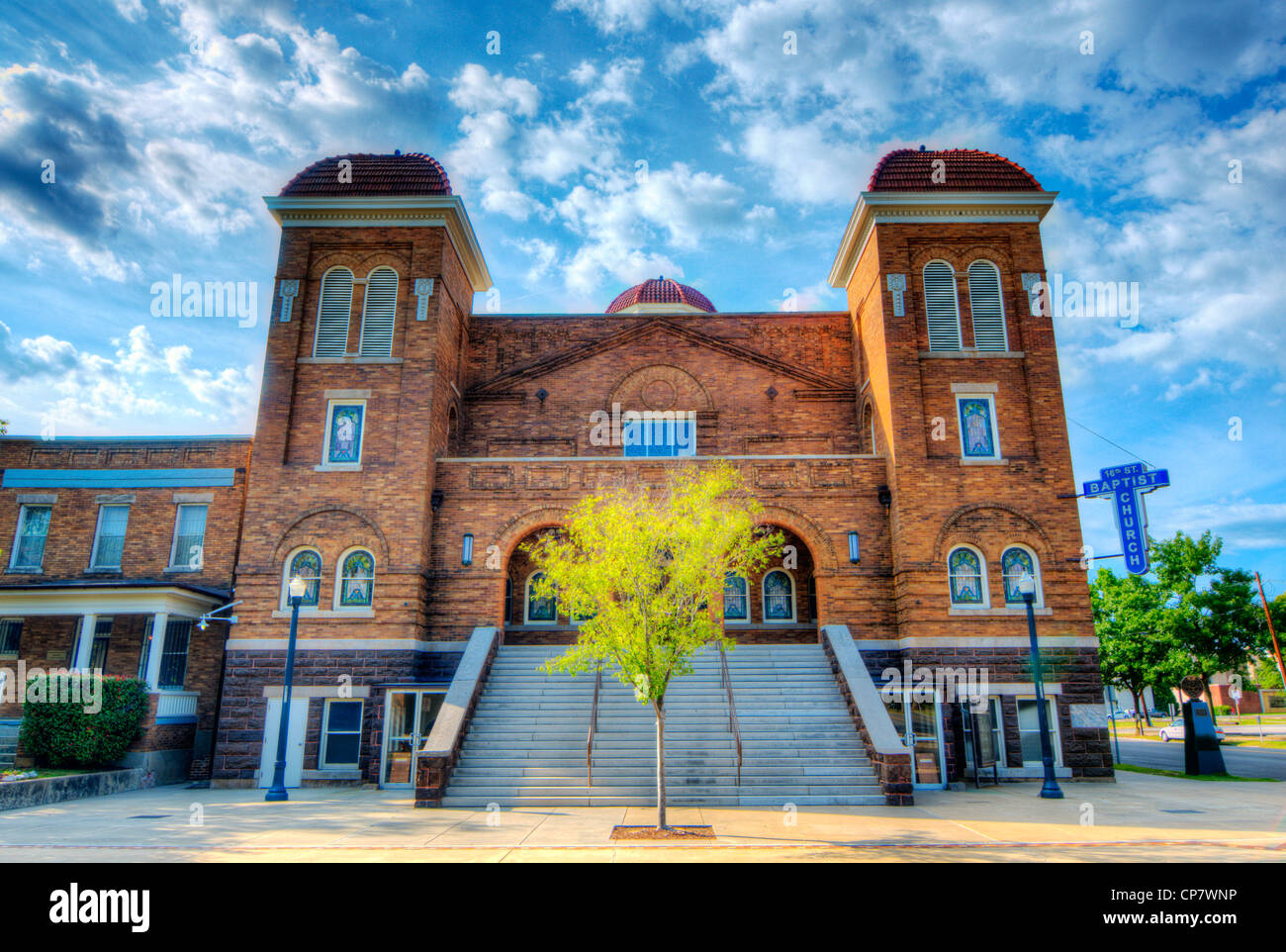 Historic 16th Street Baptist Church in Birmingham, Alabama, USA. Stock Photo