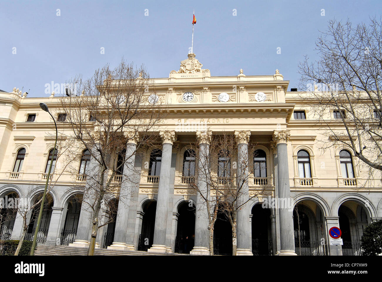 Madrid Stock Exchange, Spain Stock Photo