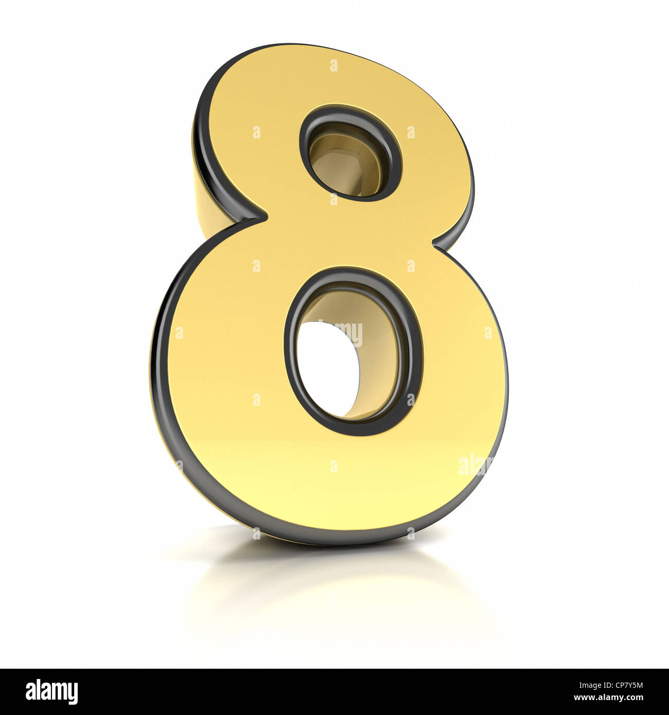 The number eight Stock Photo