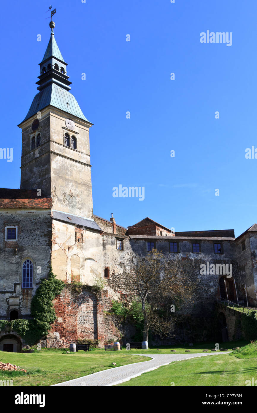 The tower of castle guessing in Burgenland, Austria Stock Photo