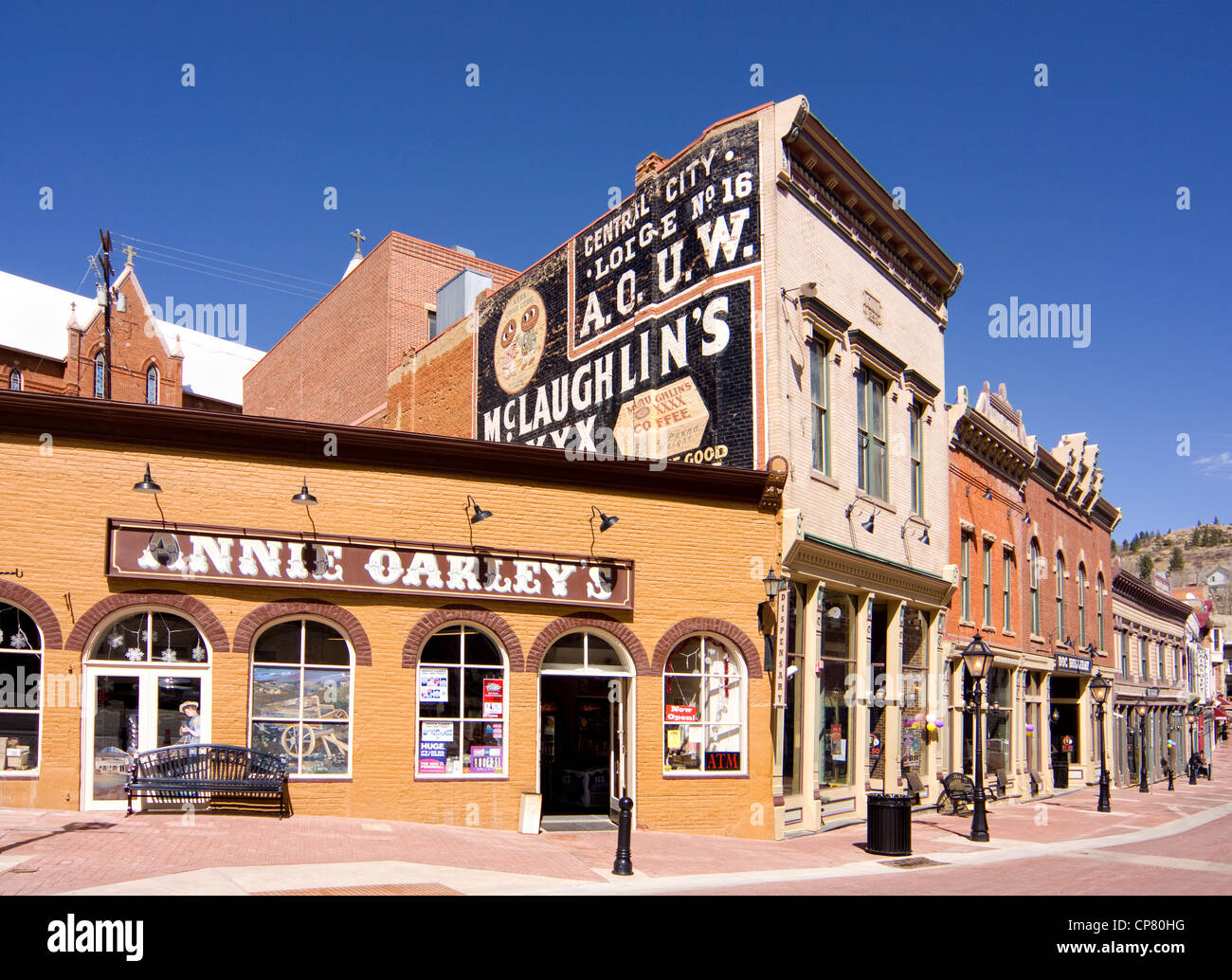 Annie Oakleys, Central City, Colorado Stock Photo