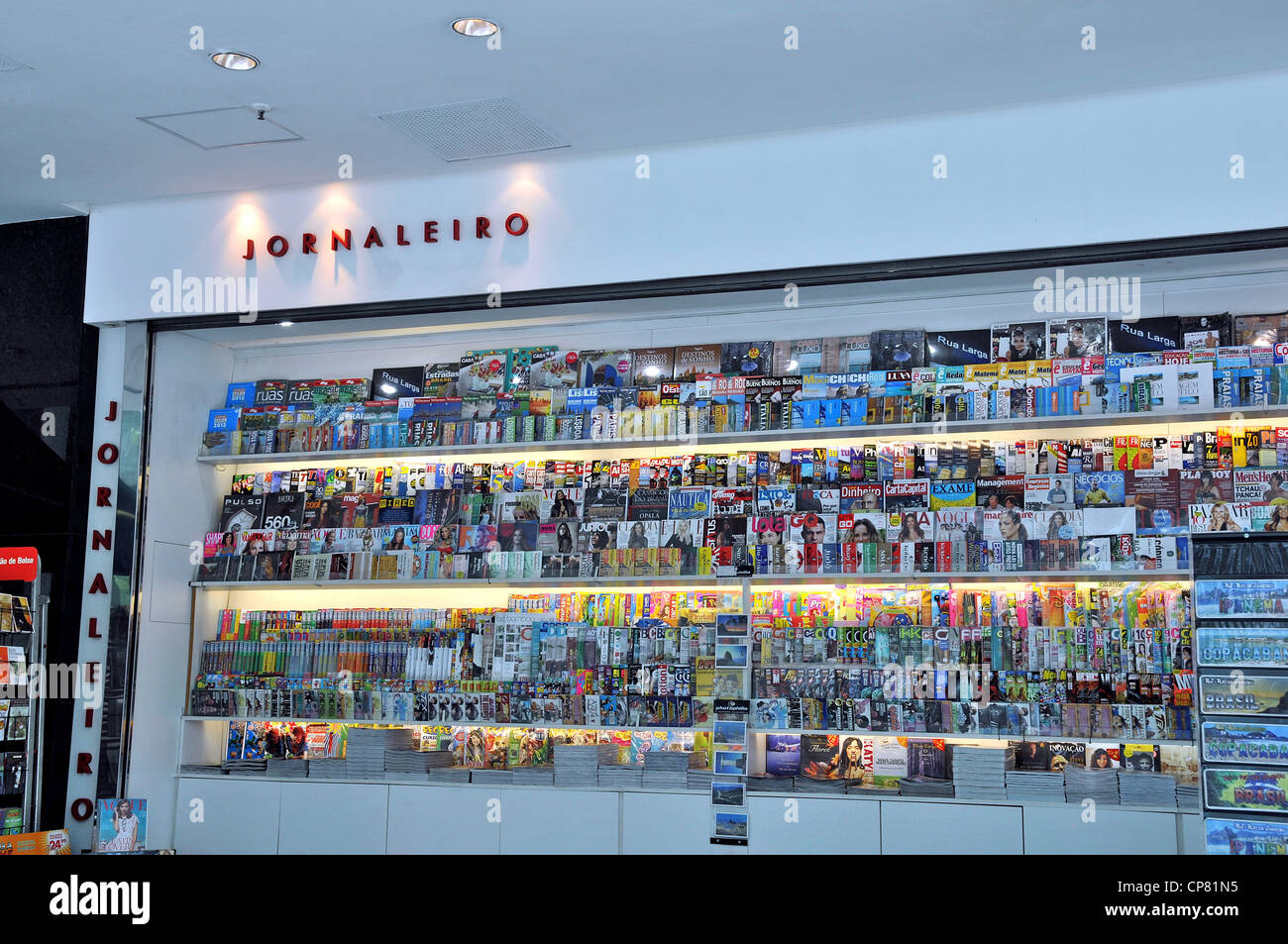 press kiosk Rio de Janeiro Brazil Stock Photo Alamy