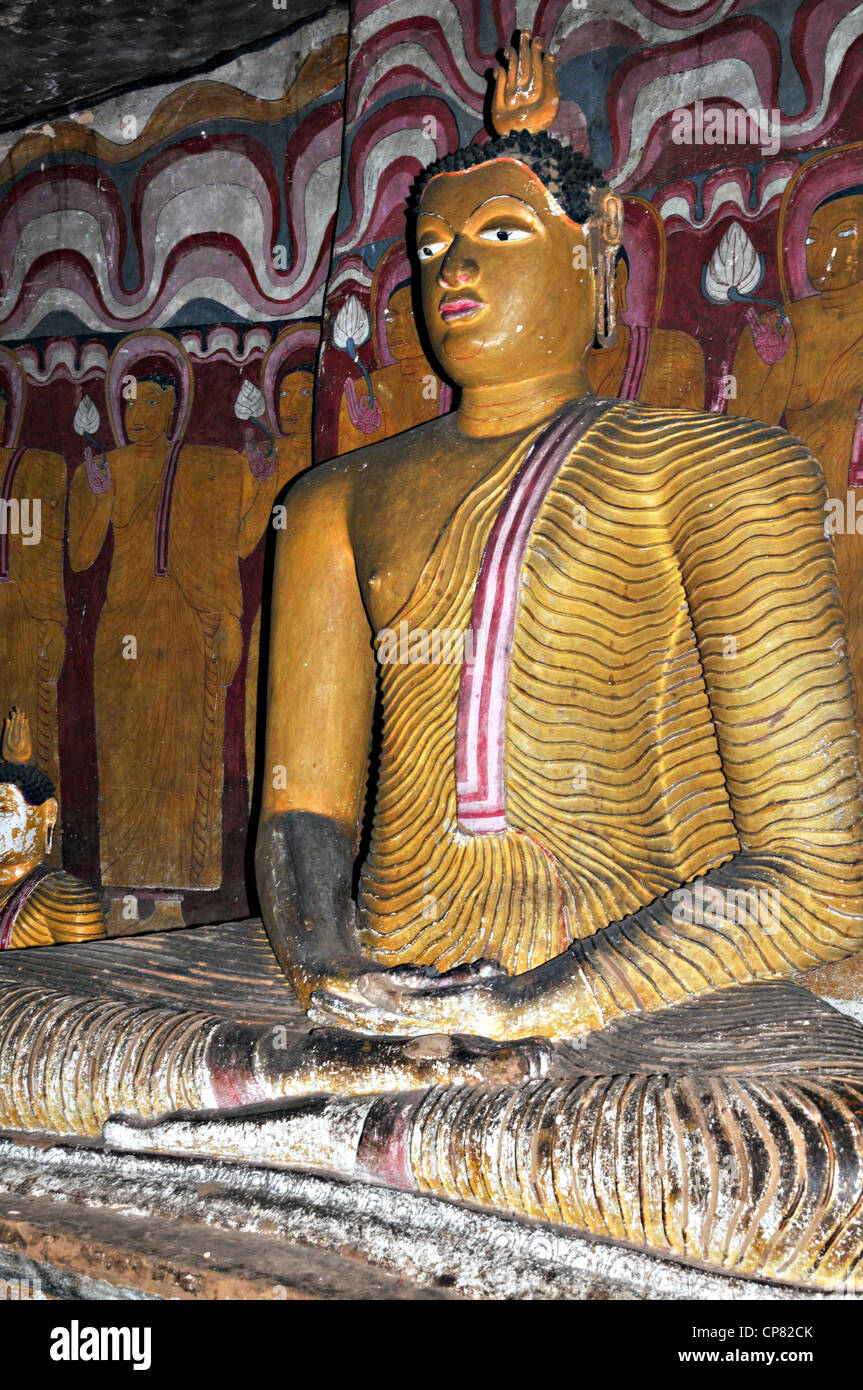 Sri Lanka, Dambulla cave temple Stock Photo