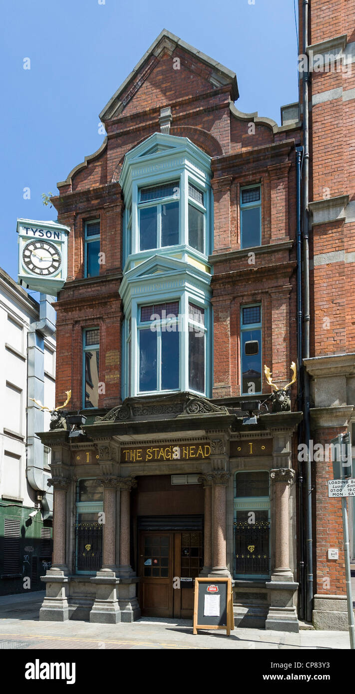 The Stag's Head pub in Dublin, Ireland Stock Photo