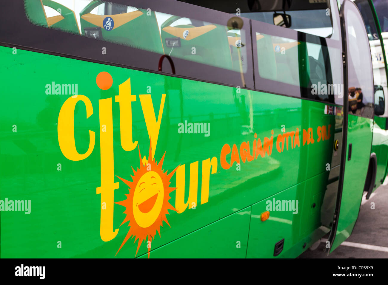 City tour bus cagliari hi-res stock photography and images - Alamy, image size:1300x956