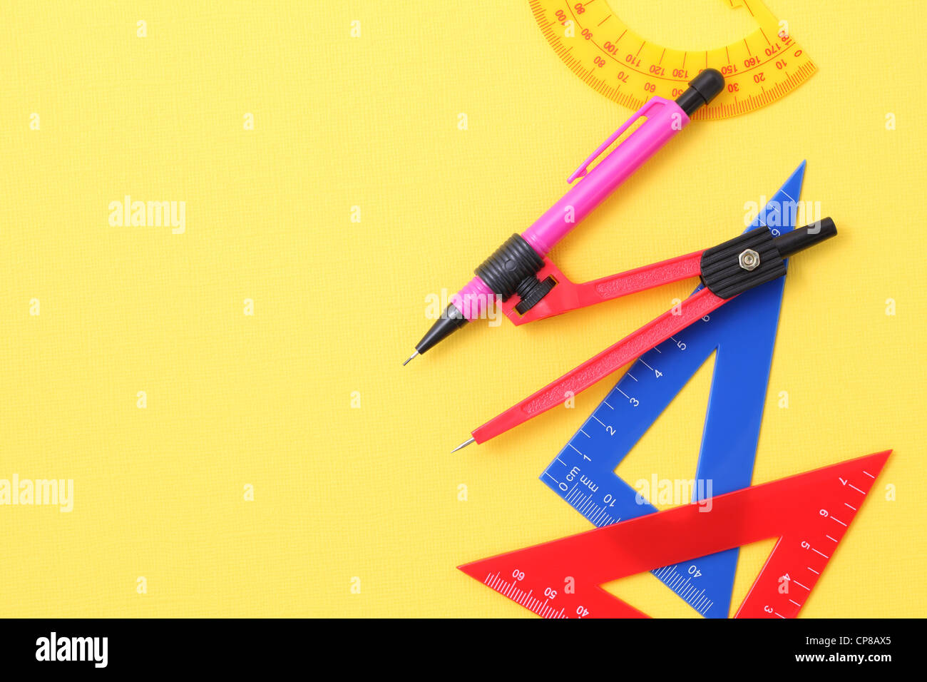 School ruler hi-res stock photography and images - Alamy