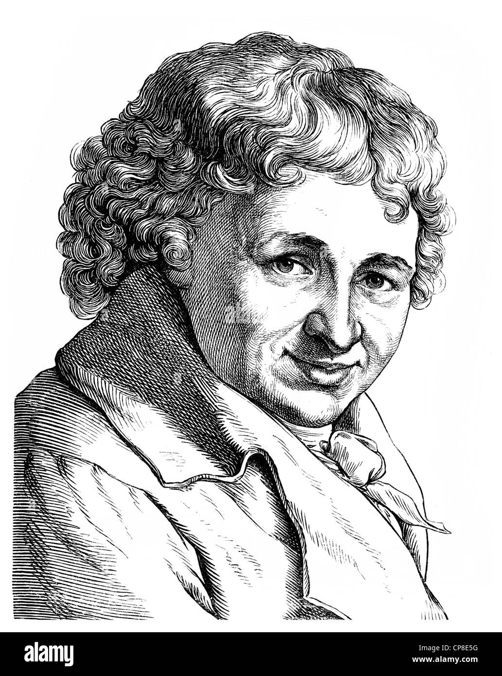 Daniel Nikolaus Chodowiecki, 1726 - 1801, a German engraver, printmaker and illustrator of the 18th century, Historische Zeichnu Stock Photo