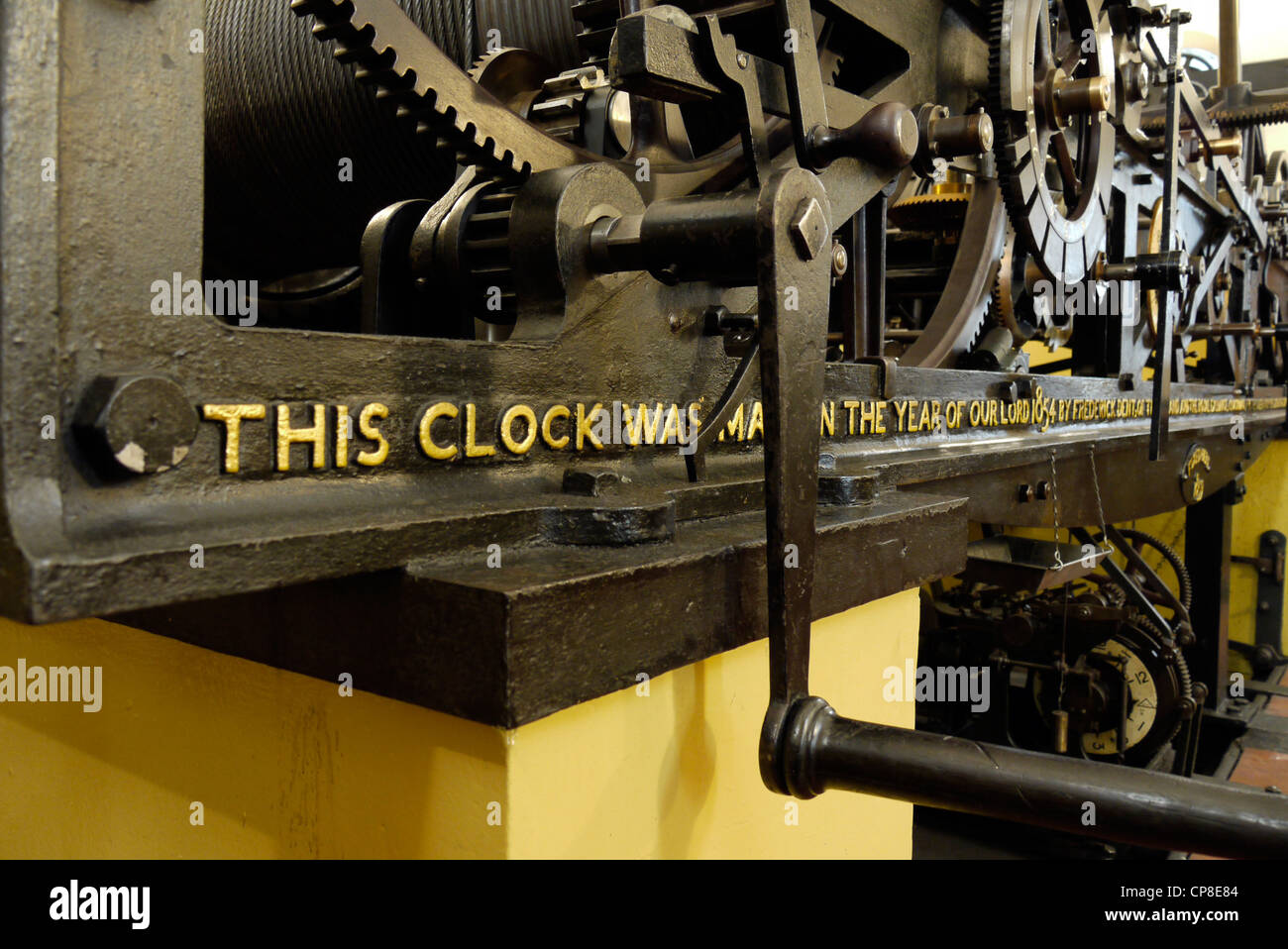 Clock workings, the Clock Tower, Houses of Parliament, Palace of